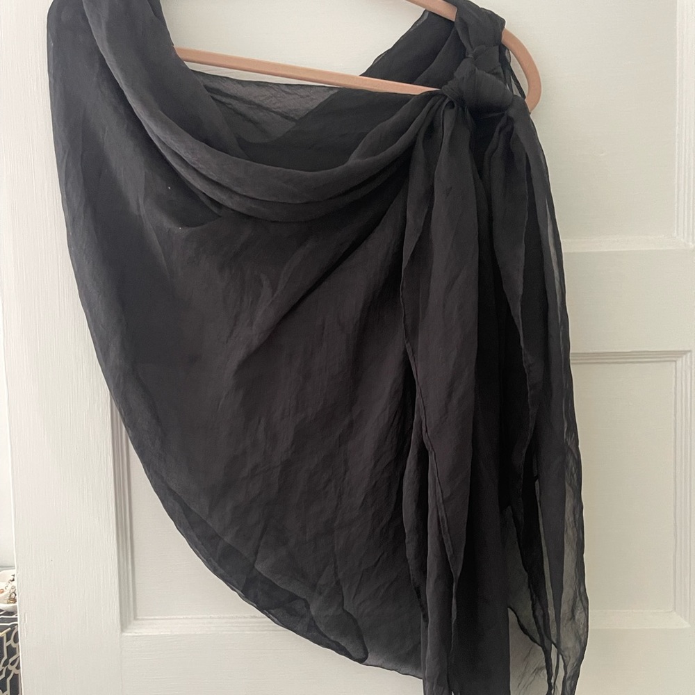 Black sheer sarong
